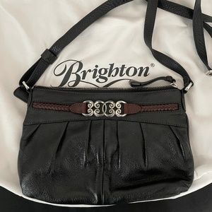 Vintage Brighton Leather Crossbody Bag